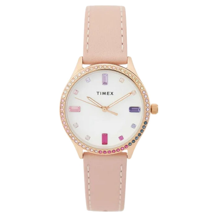Timex Women's Easy reader White Dial Watch - TW2V76800
