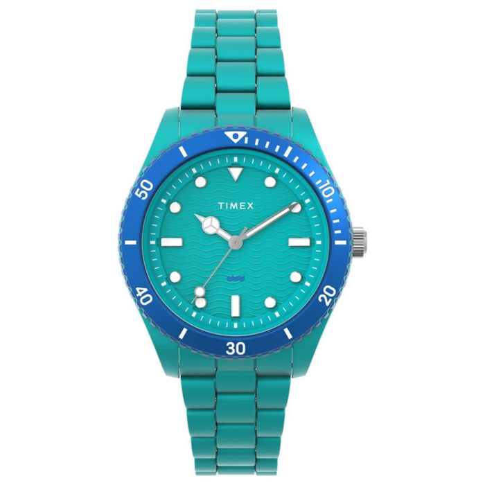 Timex Mens Unisex's Classic Green Dial Watch - TW2Y04700