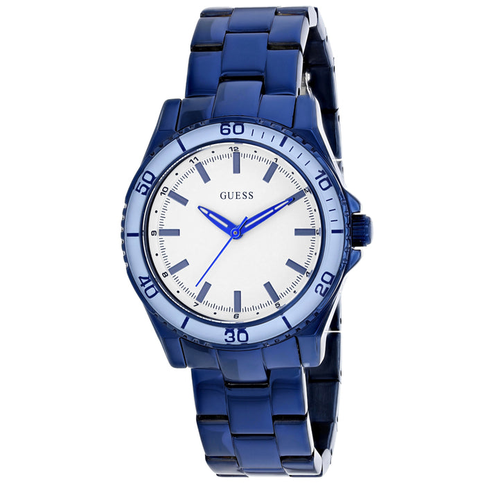 Guess Men's Classic White Dial Watch - U0557L3