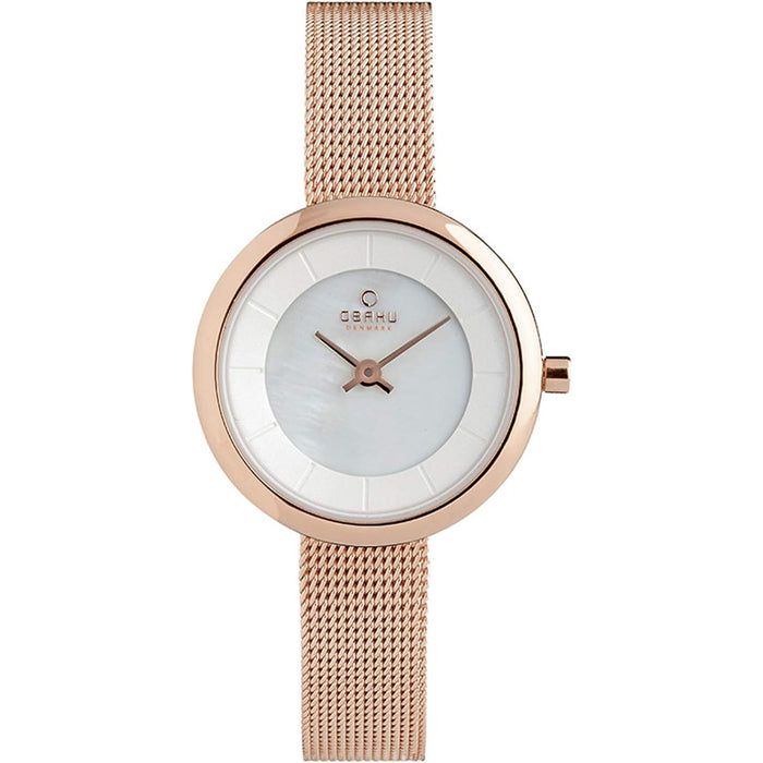 Obaku Women's Stille Silver Dial Watch - V146LXVWMV