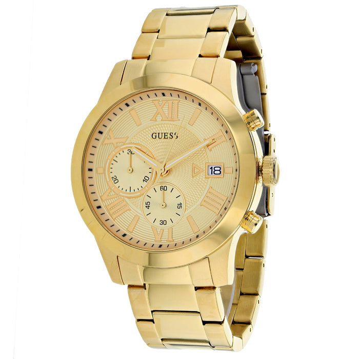 Guess Men's Classic Chronograph Gold Watch - W0668G4