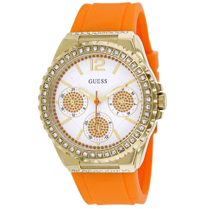 Guess Women's Classic White Dial Watch - W0846L4