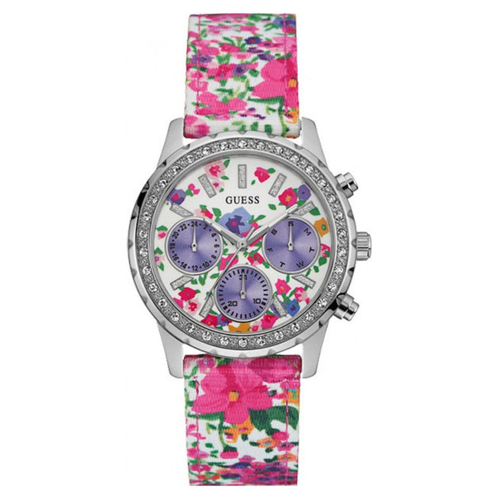 Guess Women's Melody Floral Dial Watch - W0903L1