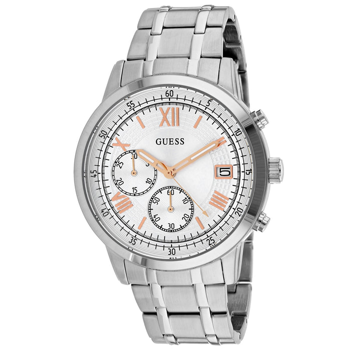 Guess Men's Summit Silver Dial Watch - W1001G1