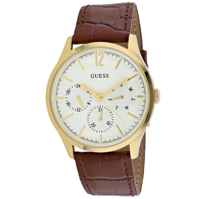 Guess Men's Regent Yellow Dial Watch - W1041G2