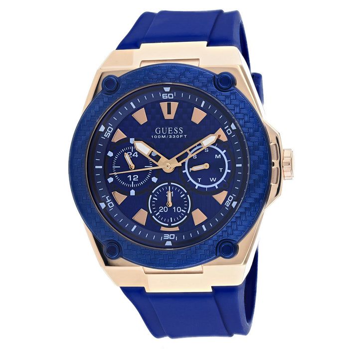 Guess Men's Legacy Blue Dial Watch - W1049G2