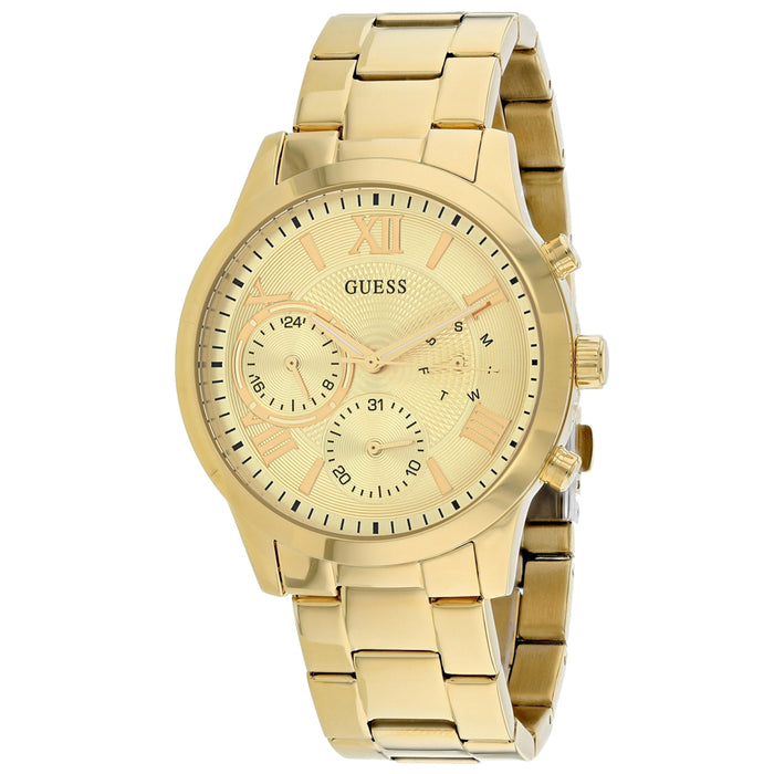 Guess Women's Solar Gold Dial Watch - W1070L2