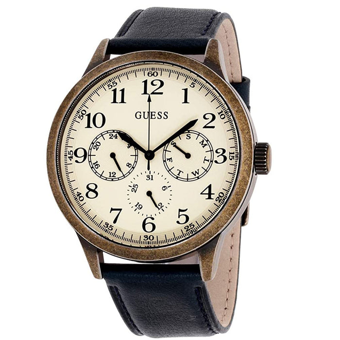 Guess Men's Boulder White Dial Watch - W1101G2