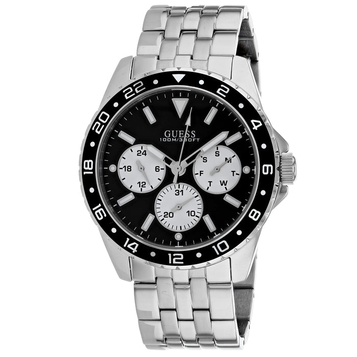 Guess Men's Odyssey Black Dial Watch - W1107G1