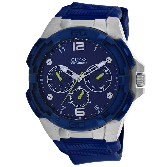 Guess Men's Genesis Blue Dial Watch - W1254G1