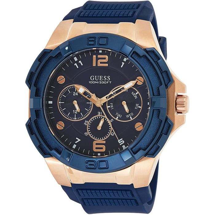 Guess Men's Genesis Blue Dial Watch - W1254G3