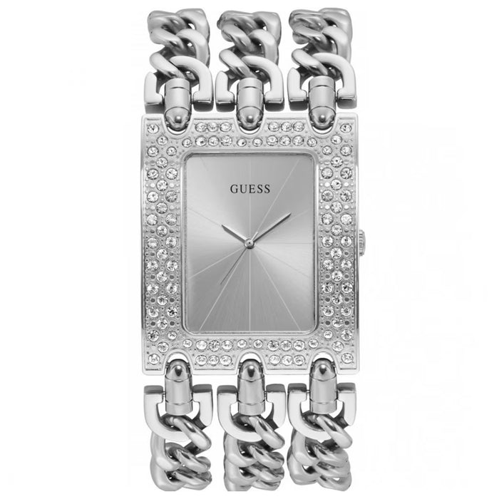 Guess Women's Classic Silver Dial Watch - W1274L1