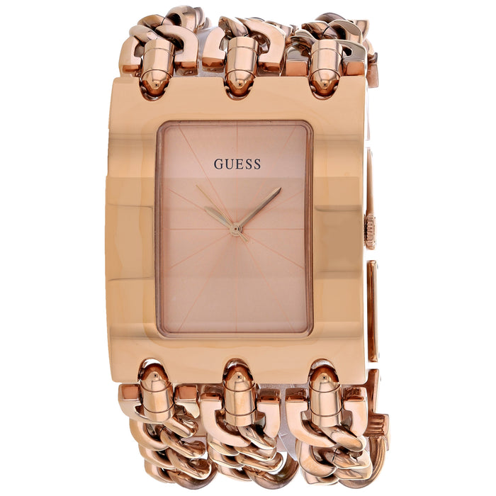 Guess Women's MOD Heavy Metal Rose gold Dial Watch - W1274L3