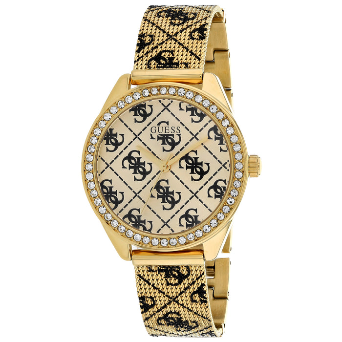 Guess Women's Claudia Gold Dial Watch - W1279L2