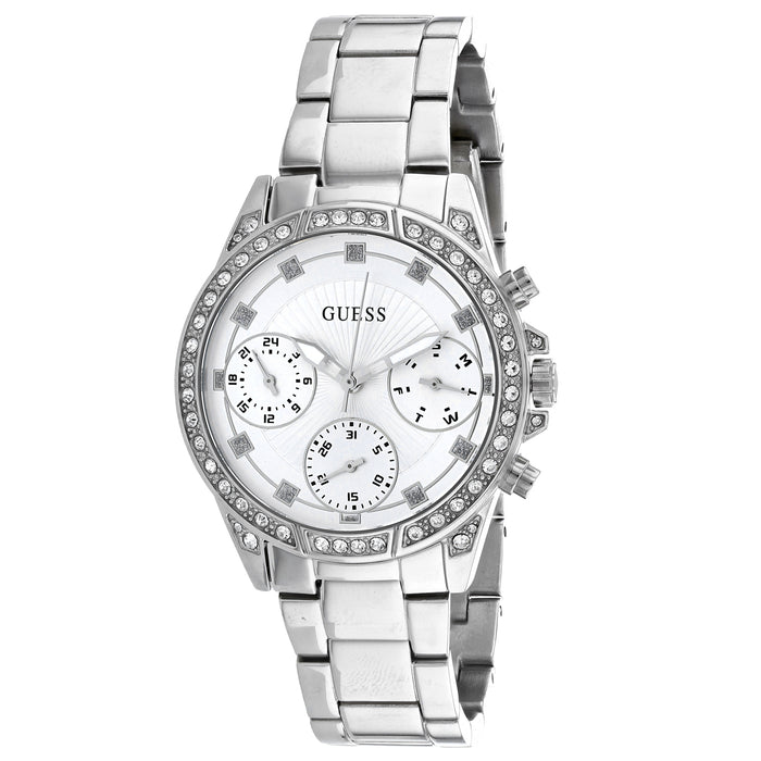 Guess Women's Classic Silver Dial Watch - W1293L1