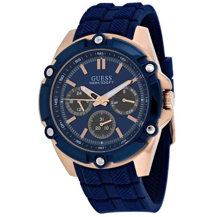 Guess Men's Gents Blue Dial Watch - W1302G4