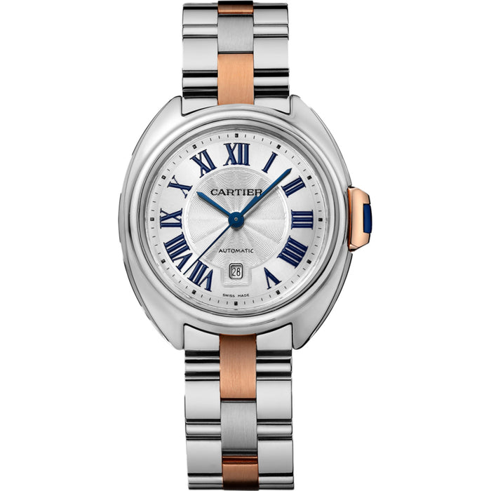 Cartier Women's Cle De Cartier Silver Dial Watch - W2CL0004