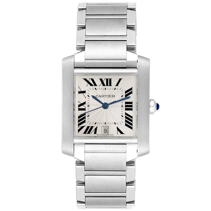 Cartier Men's Tank White Dial Watch - W51002Q3