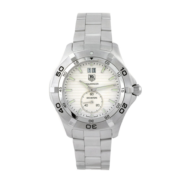 Tag Heuer Men's Aquaracer Silver Dial Watch - WAF1015.BA0822