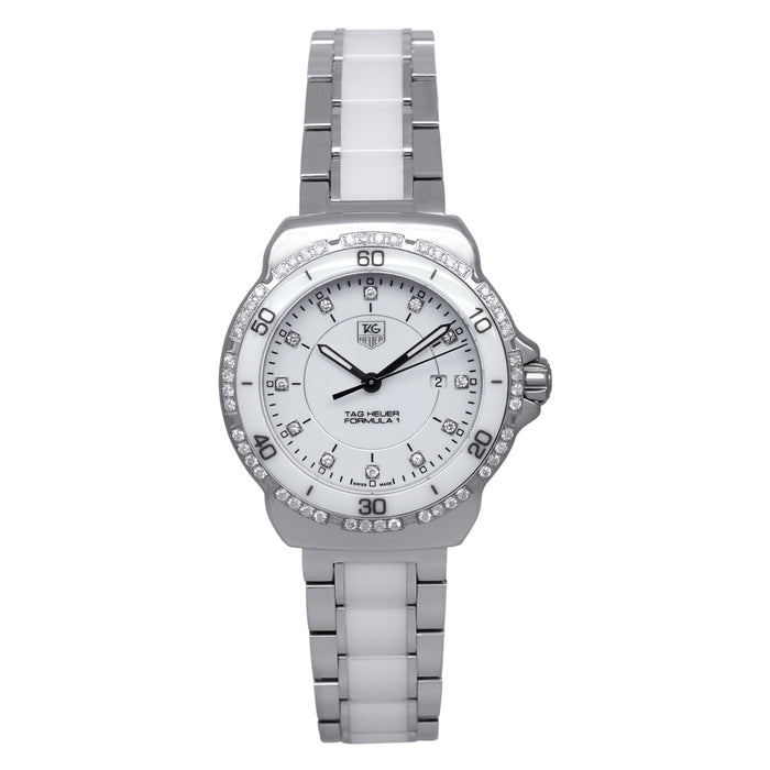 Tag Heuer Women's Formula 1 White Dial Watch - WAH1313.BA0868