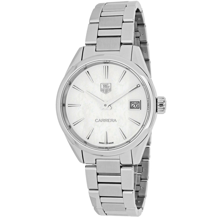 Tag Heuer Women's Carrera White MOP Dial Watch - WAR1311.BA0778