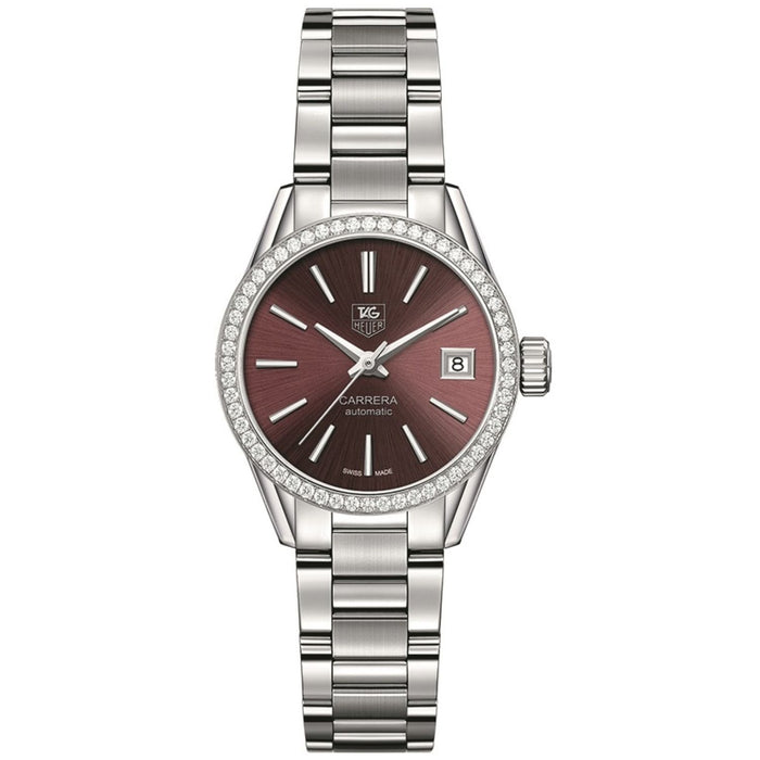 TAG Heuer Men's Carrera Burgundy Dial Watch - WAR2418.BA0776