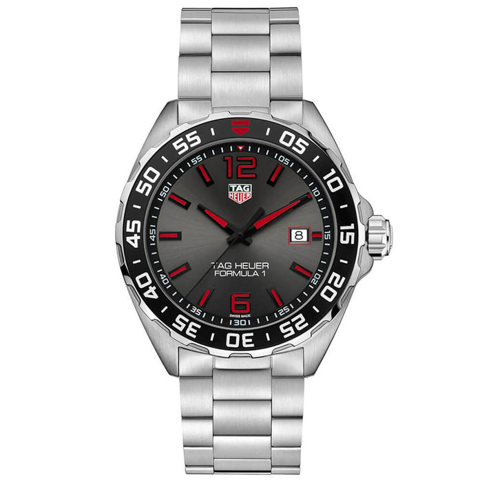 Tag Heuer Men's Formula 1 Grey Dial Watch - WAZ1018.BA0842