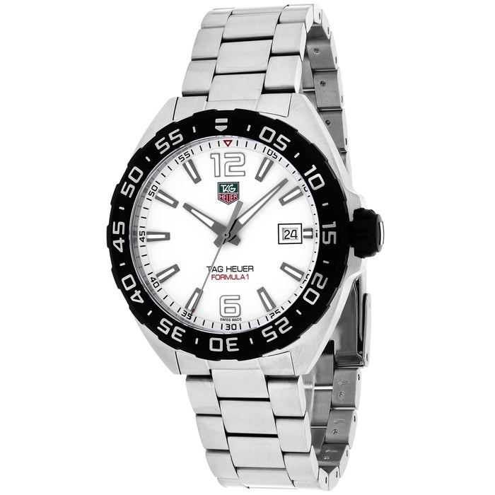 Tag Heuer Men's White Dial Watch - WAZ1111.BA0875