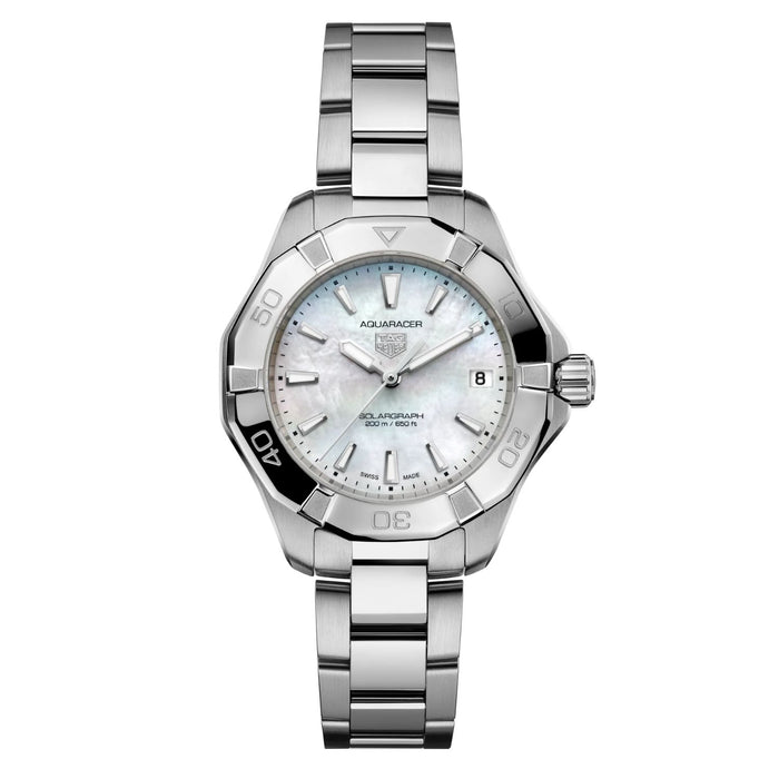 TAG Heuer Women's Aquaracer White Dial Watch - WBP1312.BA0005