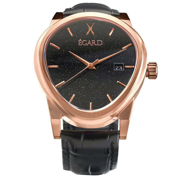 Egard Men's Dali V2 Rose Automatic Black Dial Watch - WCH-5074M0H291