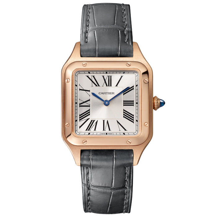 Cartier Women's Santos Dumont Silver Dial Watch - WGSA0022