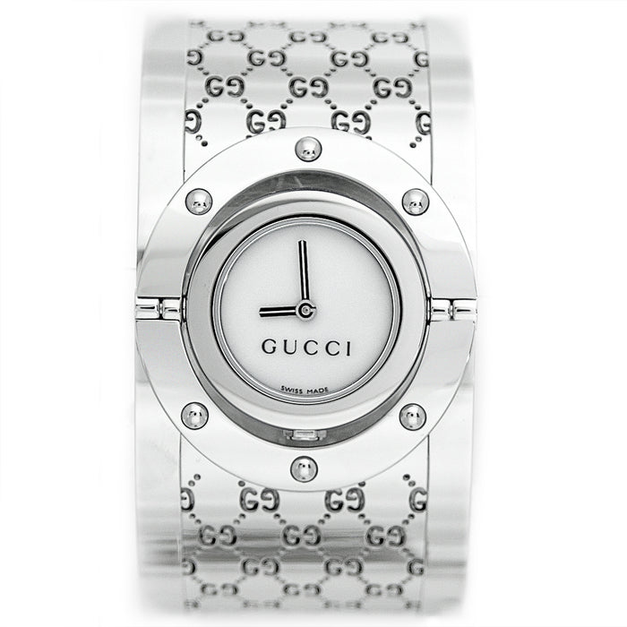 Gucci Women's Twirl Silver Dial Watch - YA112413