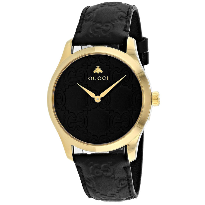 Gucci Men's G-Timeless Black Dial Watch - YA1264034
