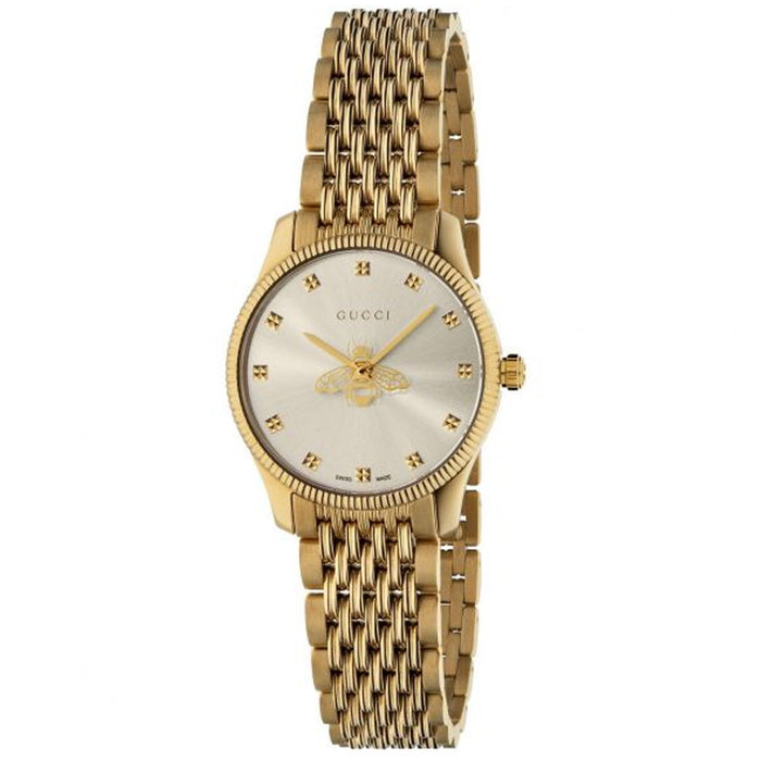 Gucci Women's G-Timeless Silver Dial Watch - YA1265021