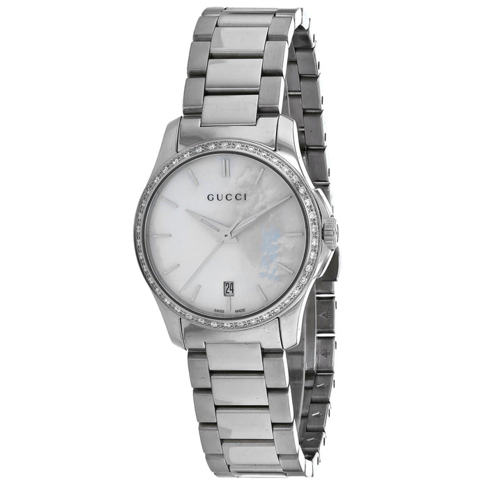 Gucci Women's G-Timeless Mop Dial Watch - YA126543