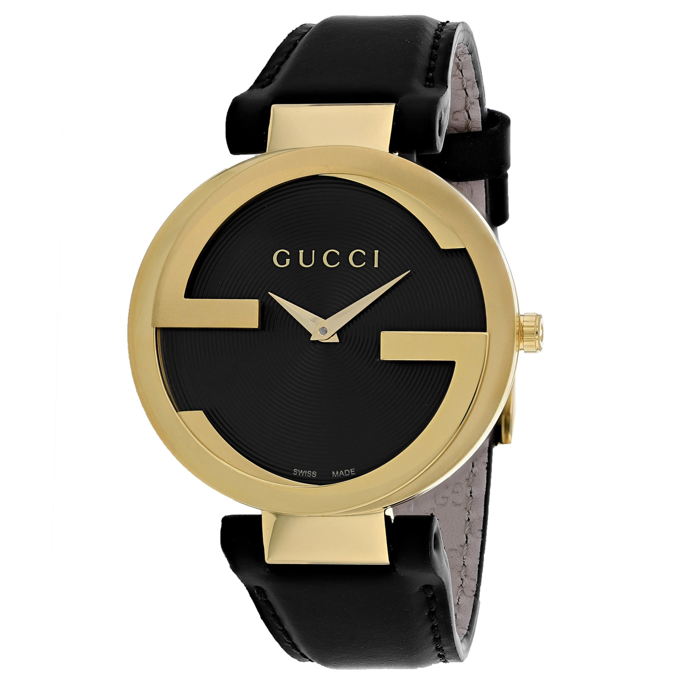 Gucci Women's Interlocking Black Dial Watch - YA133326 — Accuratime