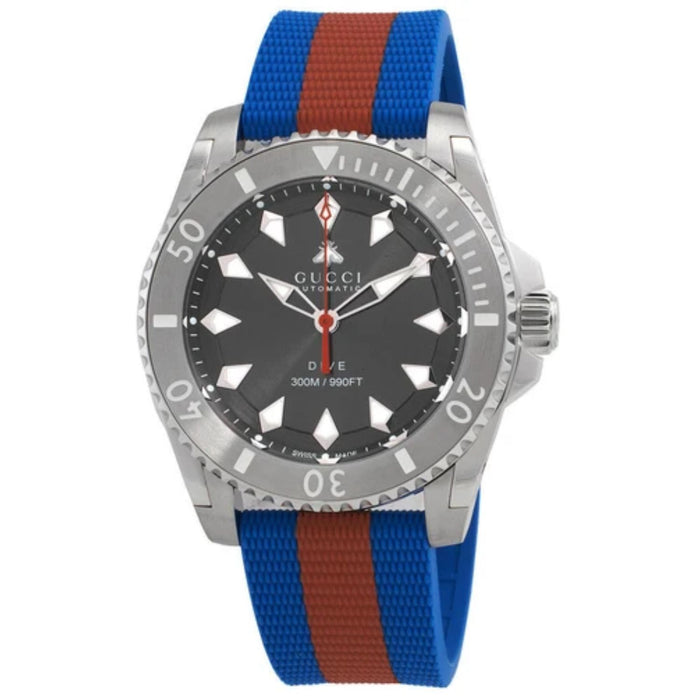 Gucci Men's Dive Grey Dial Watch - YA136352