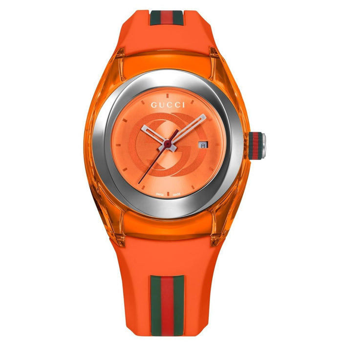 Gucci Women's Sync Orange Dial Watch - YA137311