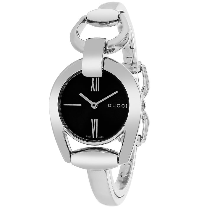 Gucci Women's Horesebit Black MOP Dial Watch - YA139503