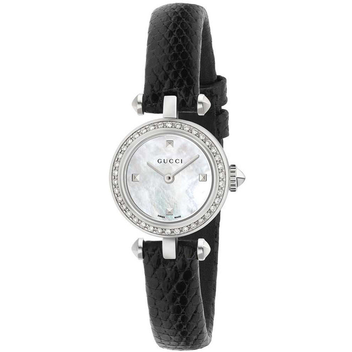 Gucci Women's Diamantissima Mother of Pearl Dial Watch - YA141511