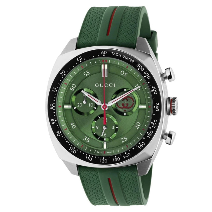 Gucci Men's Classic Green Dial Watch - YA142319
