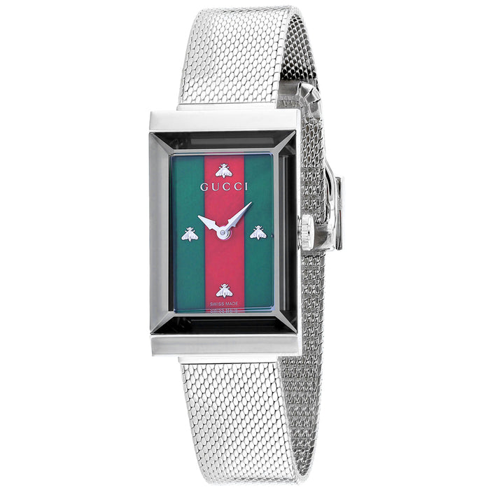 Gucci Women's G-Frame Multi-colored Dial Watch - YA147401