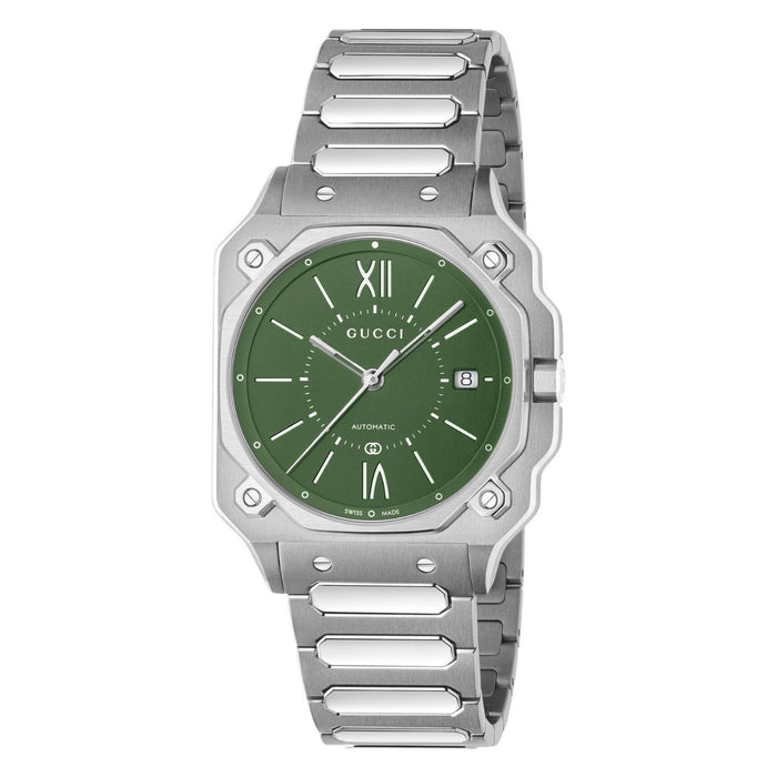 Gucci Men's Classic Green Dial Watch - YA166404