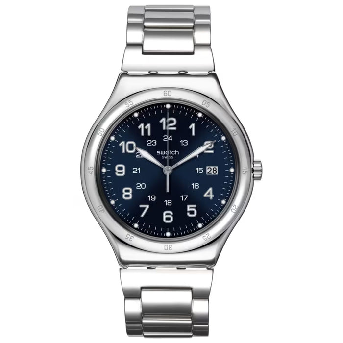 Swatch Men's Irony Big Classic Blue Dial Watch - YWS420GC