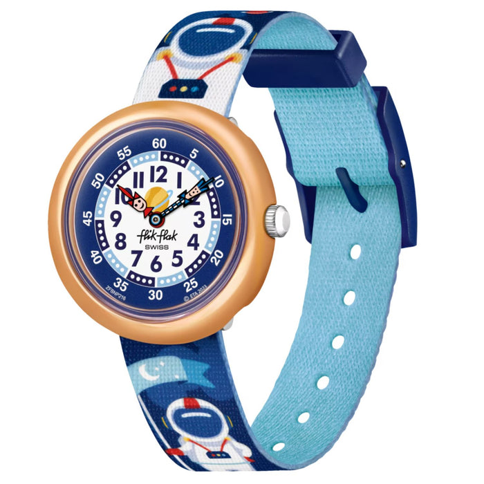 Swatch Boys's Flik Flak Blue Dial Watch - ZFBNP216