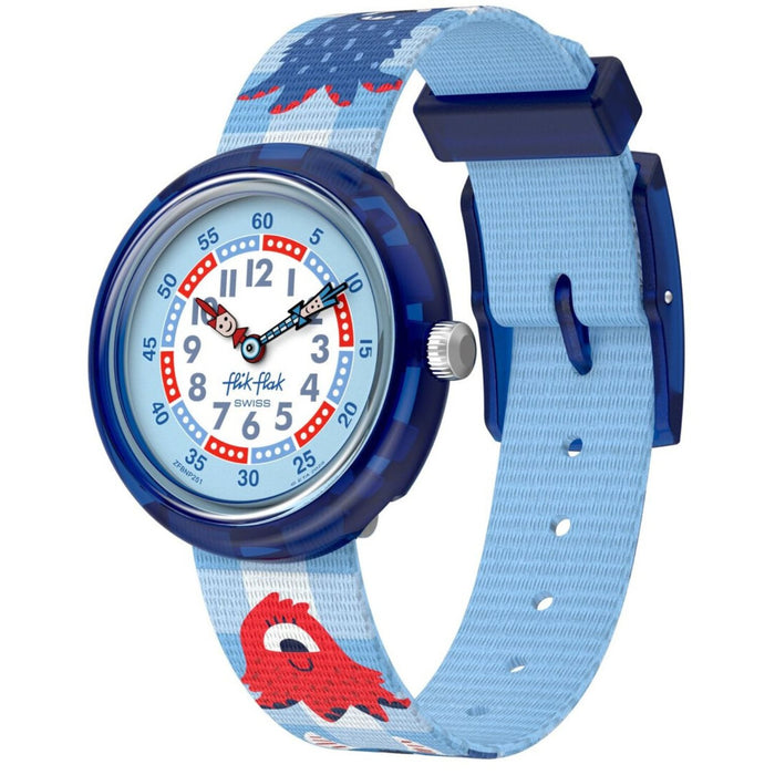 Swatch Boys's Flik Flak White Dial Watch - ZFBNP251