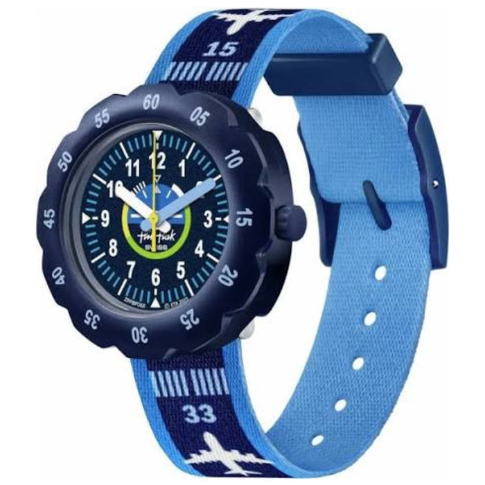 Swatch Boys's Flik Flak Dark blue Dial Watch - ZFPSP068